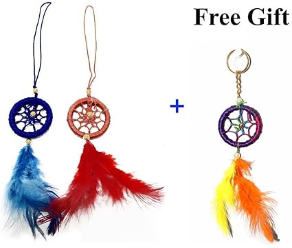 Hands of Odisha Car and Wall Hanging Dream Catcher - Multicolour(Pack of 2)