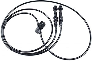 Ninja Paintball Dual Straight Remote Line with Slide Check