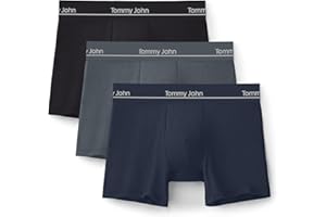 Tommy John Men's Essential Luxe Viscose Derived from Bamboo 4" Trunk Underwear