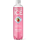 Sparkling Ice, Kiwi Strawberry Sparkling Water, Zero Sugar Flavored Water, with Antioxidants and Vitamins, 17 fl oz Bottle