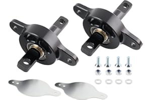 ANWENCHAPEY Rear Trailing Arm Spherical Bearing Kit Compatible With Civic 1988-2000 Integra 1989-2001 CRX 1988-1991 Black