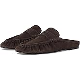 VJFTQMN Penny Loafers for Women Closed Toe Slip On Flat Mules Comfortable Backless Casual Loafer Slides Shoes