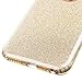 iPhone 6s Case, Imikoko™ Fashion Luxury Protective Hybrid Beauty Crystal Rhinestone Sparkle Glitter Hard Diamond Case Cover for iPhone 6s/6 (Gold-3 Layer)