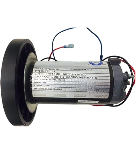 C1800 Exchange Treadmill Drive Motor With Flywheel 130VDC