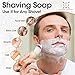 Era Organics Premium Shaving Soap Bar – Sulfate Free, Nourishing Plant Based Shave Soap for Men with Dry, Sensitive Skin (3.5 oz) Olive Oil, Palm Oil, Ginger Root & White Oak Bark in Sage Lemongrass