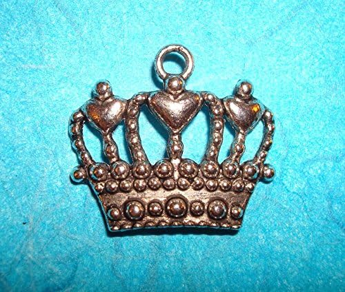 Pendant Crown Charm Alice in Wonderland Queen of Hearts