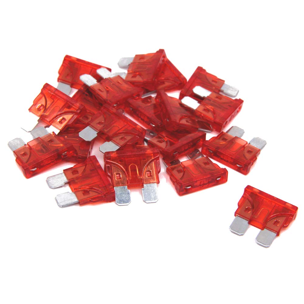 Photo 1 of (20 pcs) 10 Amp Standard Blade Fuse, 10 A Automotive Fuse for Car Truck