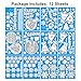 200PCS Christmas Snowflake Window Clings Decal Stickers Winter Wonderland Decorations - White Baubles Bells