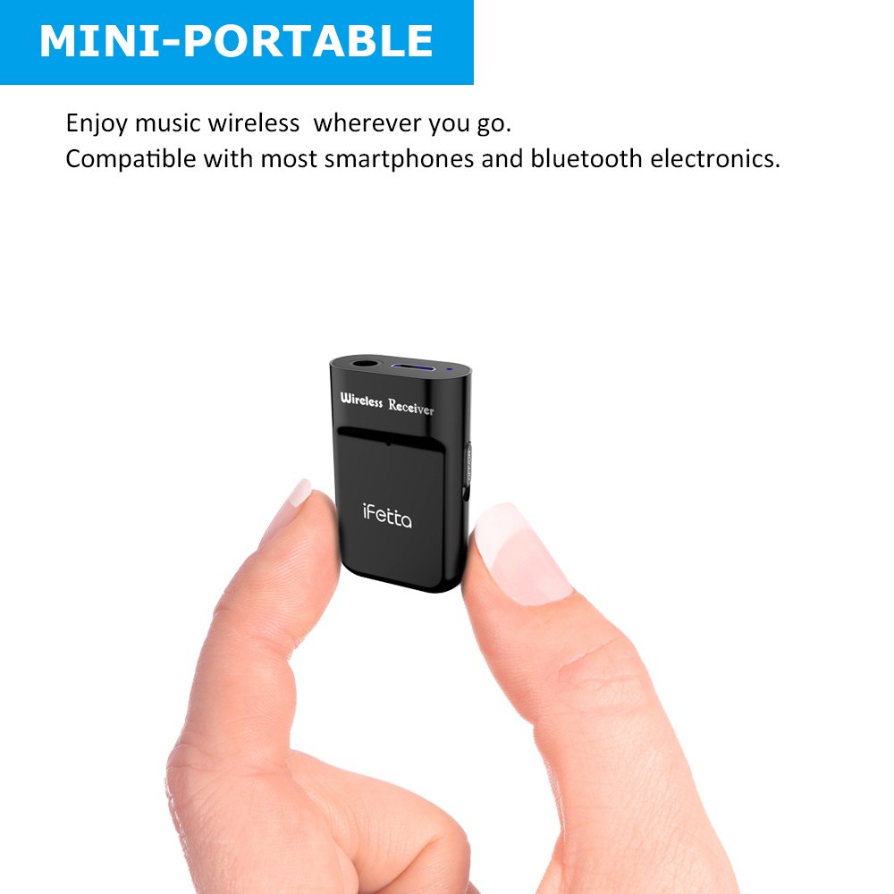 Car Bluetooth Receiver Wireless Portable Audio Adapter 3.5mm Aux Stereo Output Wireless Car Kit Portable Wireless Audio Adapter 3.5mm Aux Stereo Output Wireless Car Kits