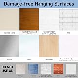 Command Medium Hook Pack of 2 with 4 Strips Transparent Damage Free 900 g view 9