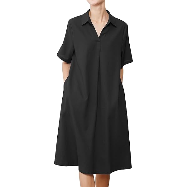 Mordenmiss Women's Cotton Linen Dress Summer Midi Dresses with Pockets (L Navy) at Amazon Women's Clothing store Mordenmiss Women's Cotton Linen Dress Summer Midi Dresses with Pockets (L Navy) at Amazon Women's Clothing store