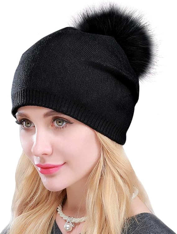 black winter hat for women
