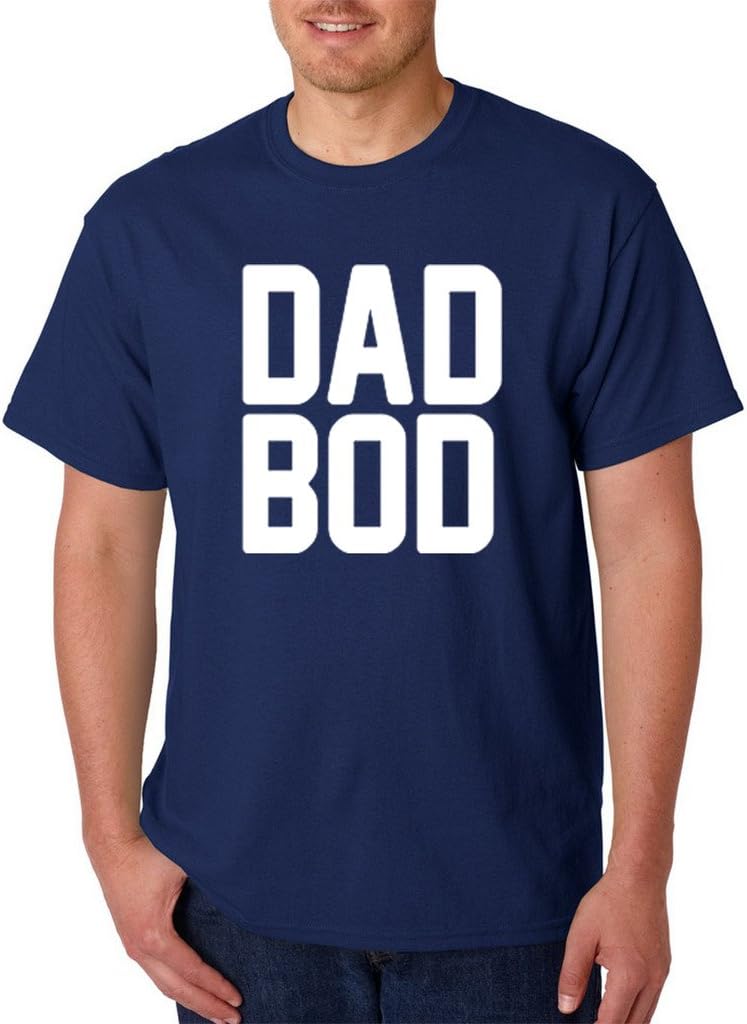 DOPE COTTON Men's DAD BOD Funny Parody T-Shirt