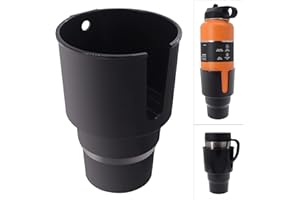 iSaddle Large Car Cup Holder Adapter Compatible with Hydro Flask 32oz 40oz 50/50 Flask, Yeti 24/30/36oz, Nalgene 32oz Coffee 