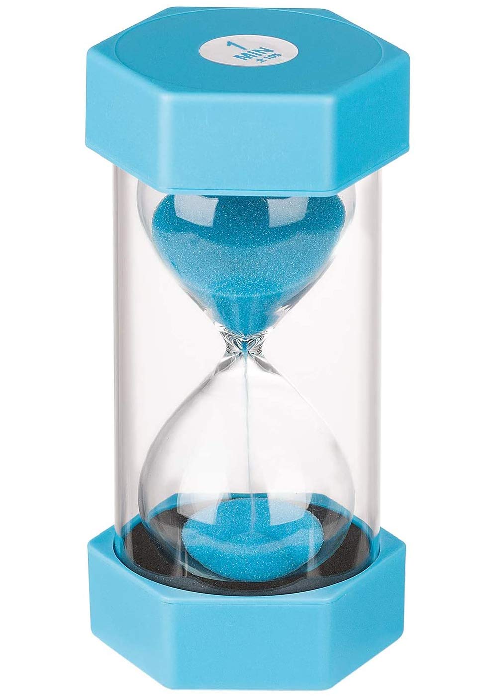 Dream HorseX Hourglass, Double Protection, Sand Timers, Time Management Assistant, Creative Gift, Living Room Office Decoration (1 minute, blue) — image 1