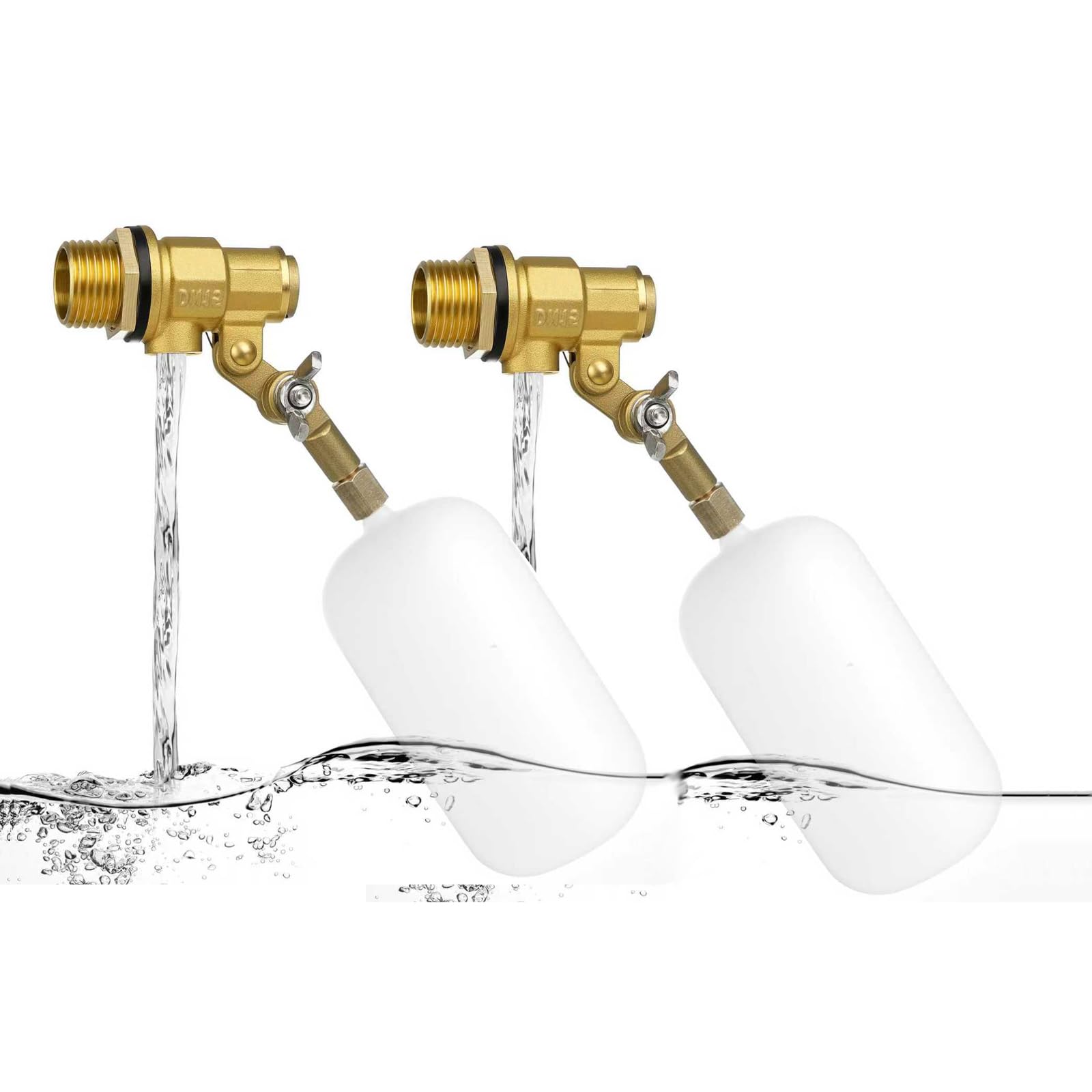 Photo 1 of ?2 Pack?1/2 Inch Brass Water Float Valve, Pool Auto Fill Float Valve, Float Valve for Water Tank, Garden Hose Float Valve, Automatic Water Level Control for Pool, Pond, Fountain, Aquarium