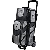 MOTIV Vault 3-Ball Roller Bowling Bag, Silver