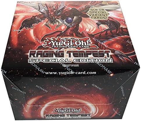 YUGIOH - Raging Tempest SPECIAL EDITION DISPLAY BOX SEALED- 10 decks