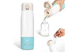 AZOPESY Bottle Warmer, 12oz Milk Bottle Warmer for Baby on The Go, Green