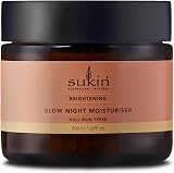 Sukin Brightening Glow Night Moisturizer 1.69 oz for Women view 1