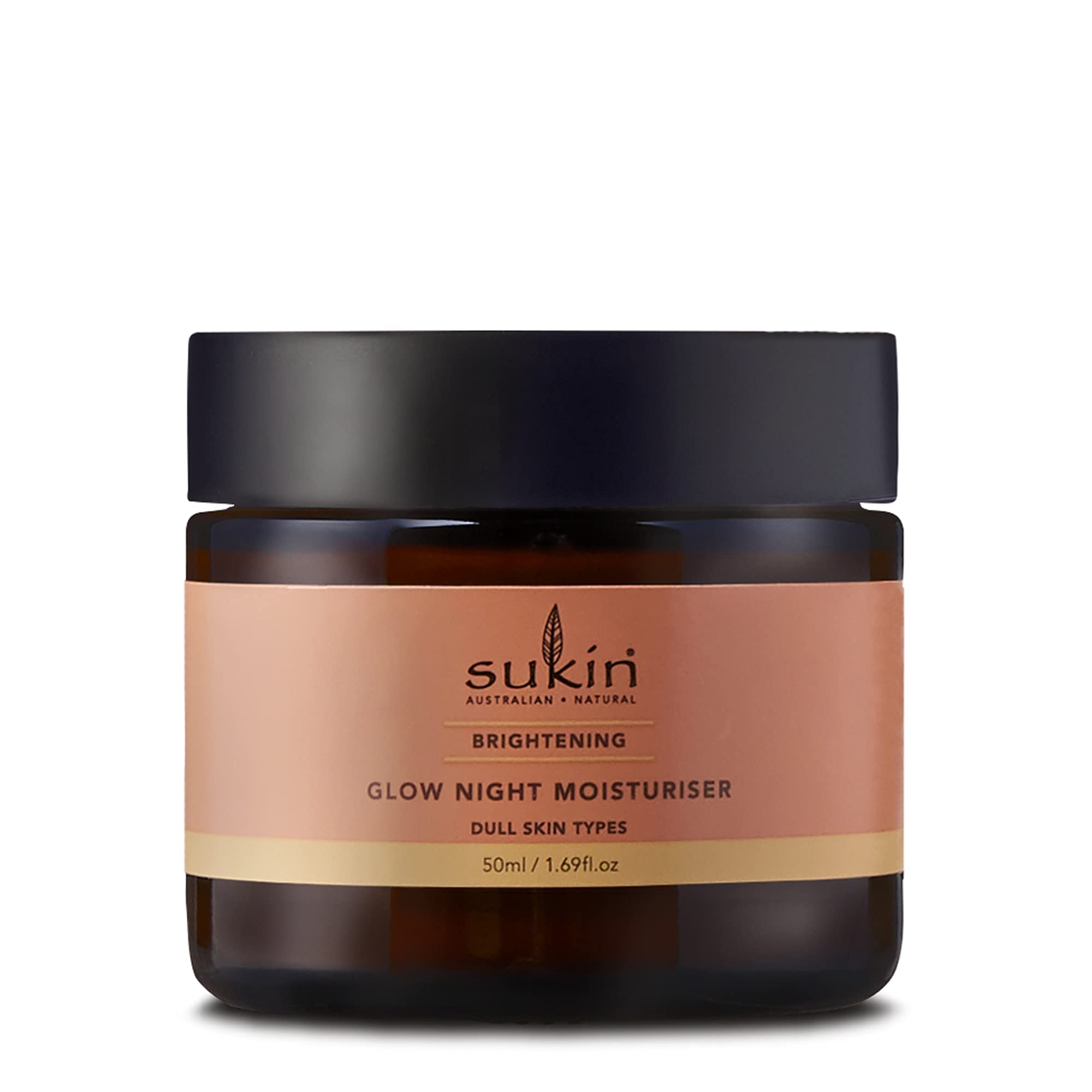 Sukin Brightening Glow Night For Women 1.69 oz Moisturizer