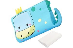 Kids Pillows for Sleeping, Ergonomic Cartoon Animal Pattern Cushion, Breathable Pillow, Skin-Friendly Breathable Cute Cushion