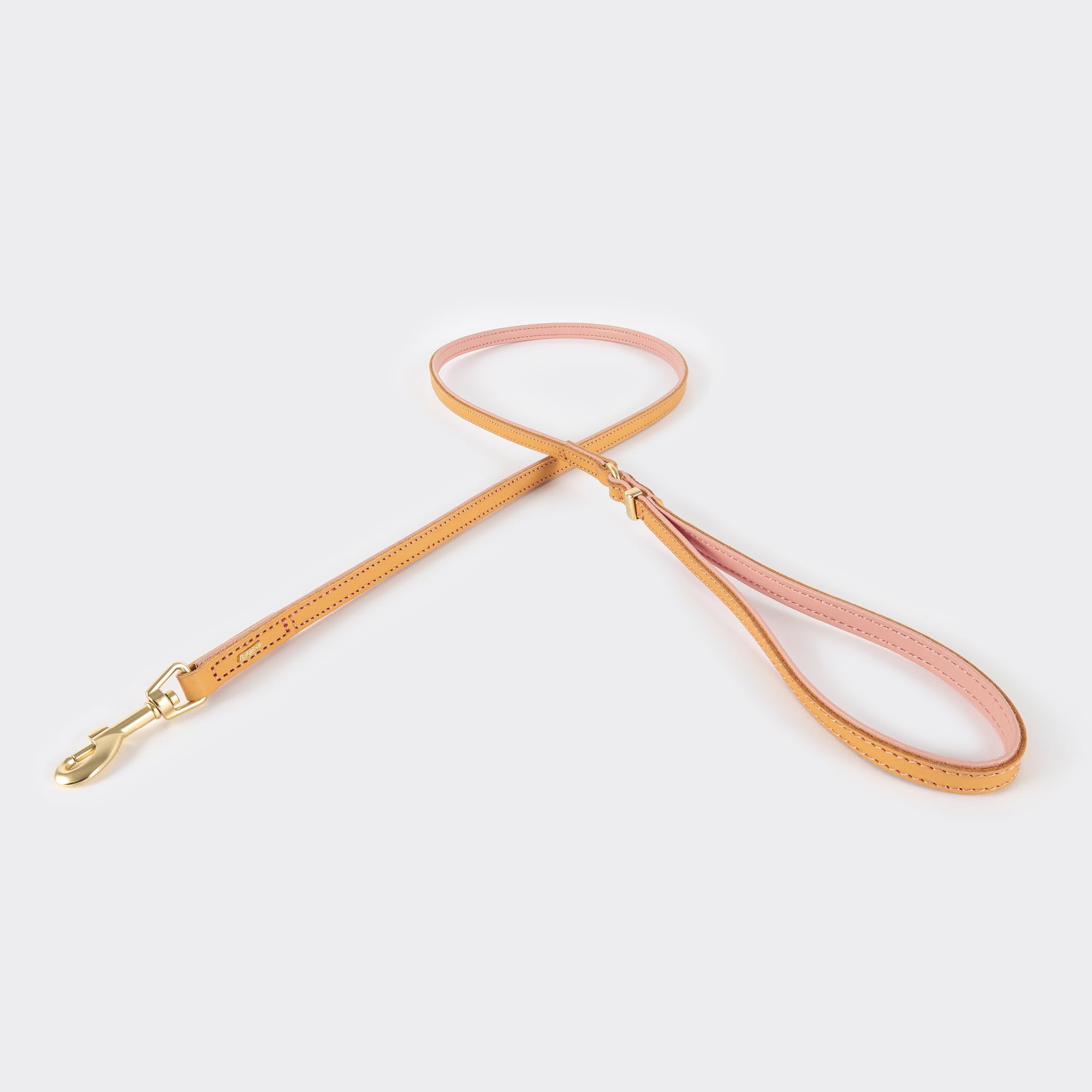 EZYDOG Oxford Leather Dog Lead | Small, Medium and Large Dogs, Full Grain Natural Leather, Adjustable, Padded Lining, Hard Wearing Dog Lead, Long Leather Dog Lead, Dog Leads (Blush, LITE)