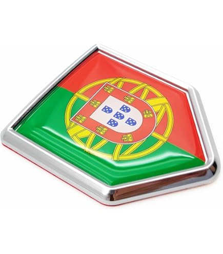 Portugal-Flaggen Aufkleber – Selbstklebend, Wetterfest, Ca. 18 Cm – Für Auto, Helm & Mehr
