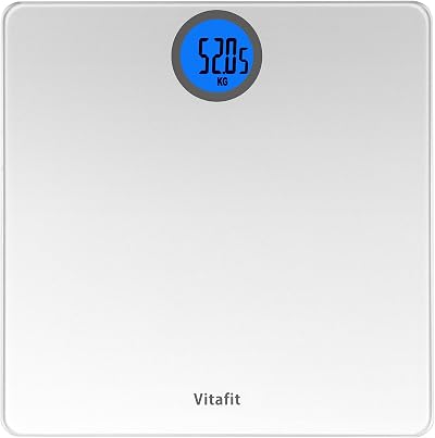 Vitafit Bathroom Scales 180kg High Precision 4 Sensors LCD Step-On 28st