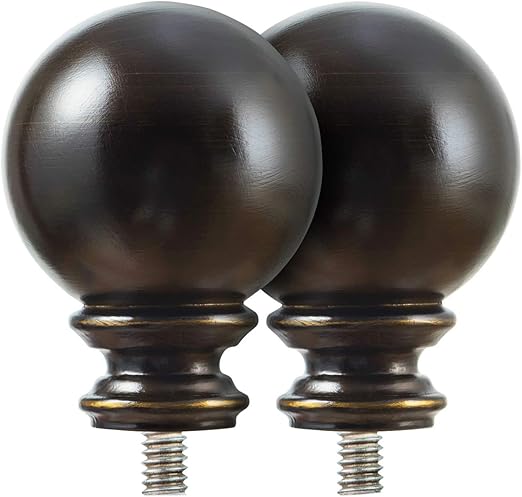Amazon Com Kamanina Classic Round Replacement Finials For 1 Inch