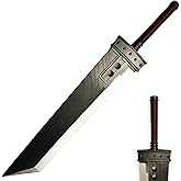 42.5" or 57" Final Version Fantasy PU Foam Zweihander Broad Sword with Inner Core for Video Game, Cosplay Costume, Gift