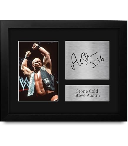 Photo Dédicacée Ultimate Warrior WWF/WWE 8x10 Avec Hologramme - Collector