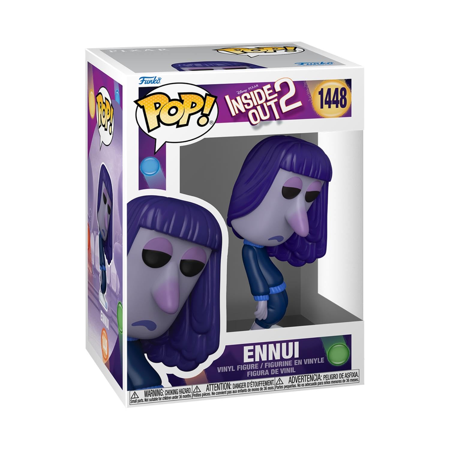 Photo 1 of Funko POP! Disney: Inside Out 2 - Ennui - Collectable Vinyl Figure - Gift Idea - Official Merchandise - for Kids & Adults - Movies Fans - Model Figure for Collectors and Display