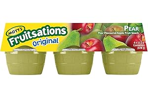 Mott's Fruitsations Original Apple Sauce, Pear, 113 g per Unit, Pack of 72