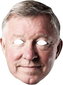 Lord Fox Sir Alex Ferguson Manchester United Celebrity Face Mask Fancy Dress Single Face Mask With Elastic String Ready To Wear Amazon Co Uk Toys Games