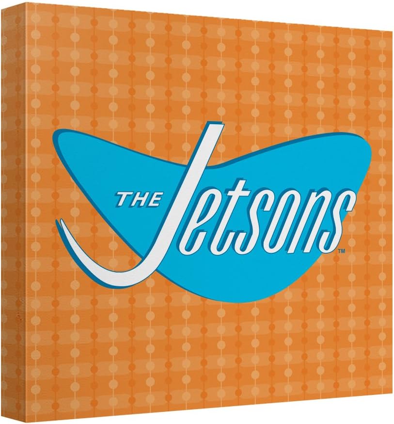 TV Show Logo -- The Jetsons -- Stretched Canvas Framed Artwrap, 12x12