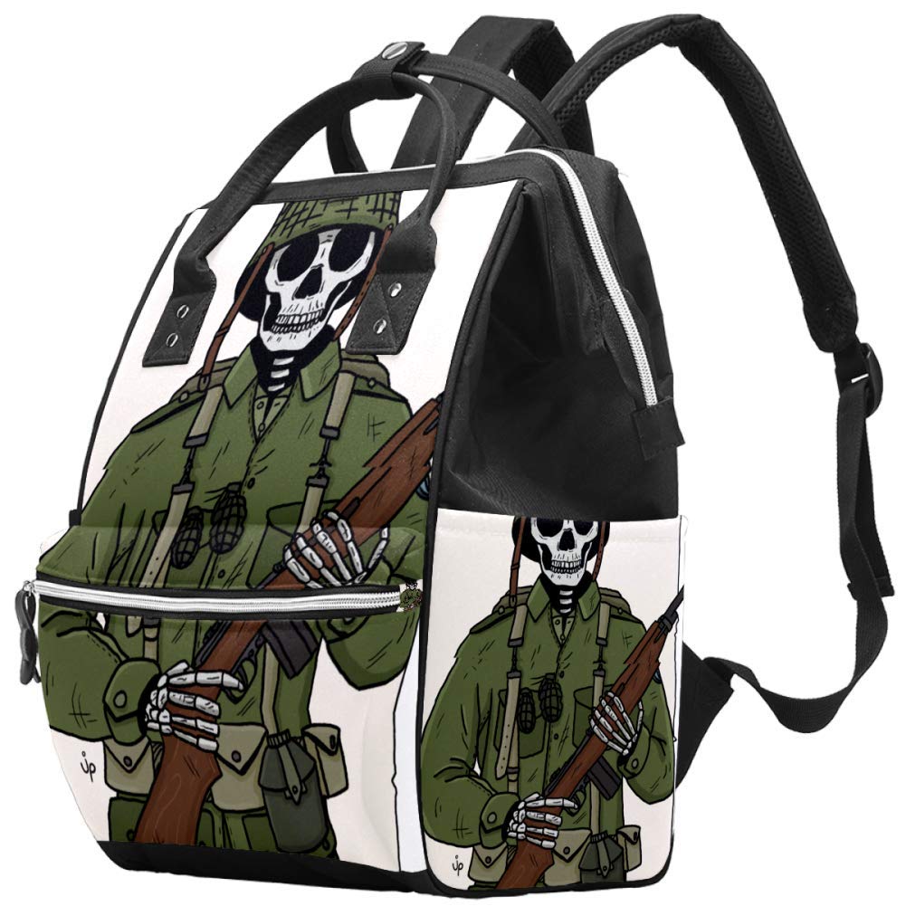 Death Stranding Skeleton Soldier Diaper Bag Backpack Nappy