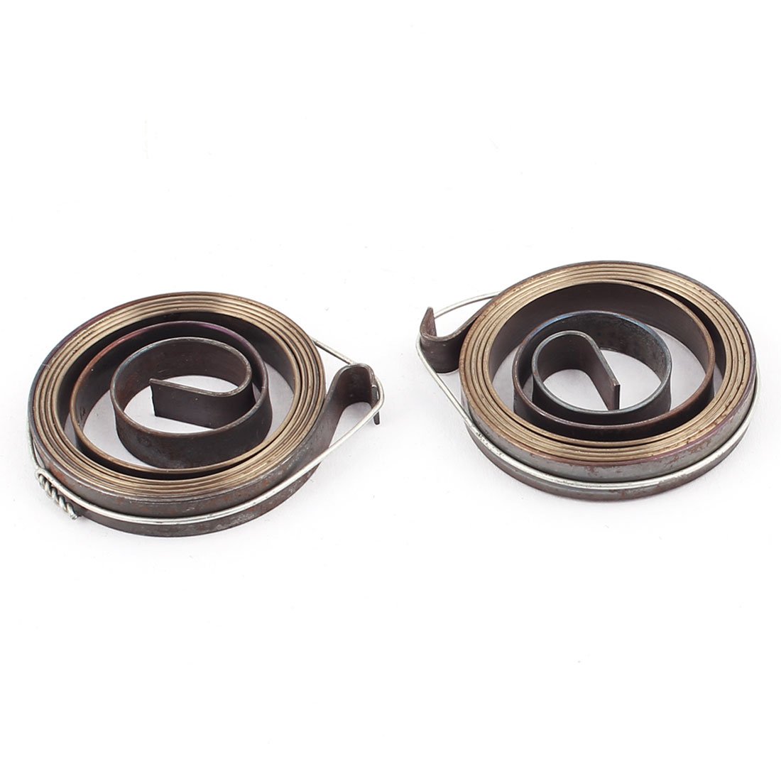 sourcing map 36 x 6mm Drill Press Quill Feed Return Coil Spring Bronze Tone 2 Pcs