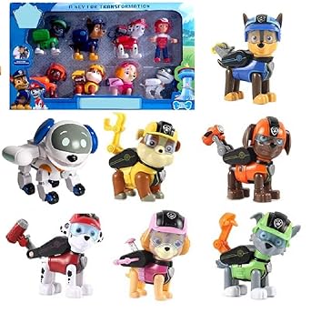 Set Paw Pups Toys Dog 