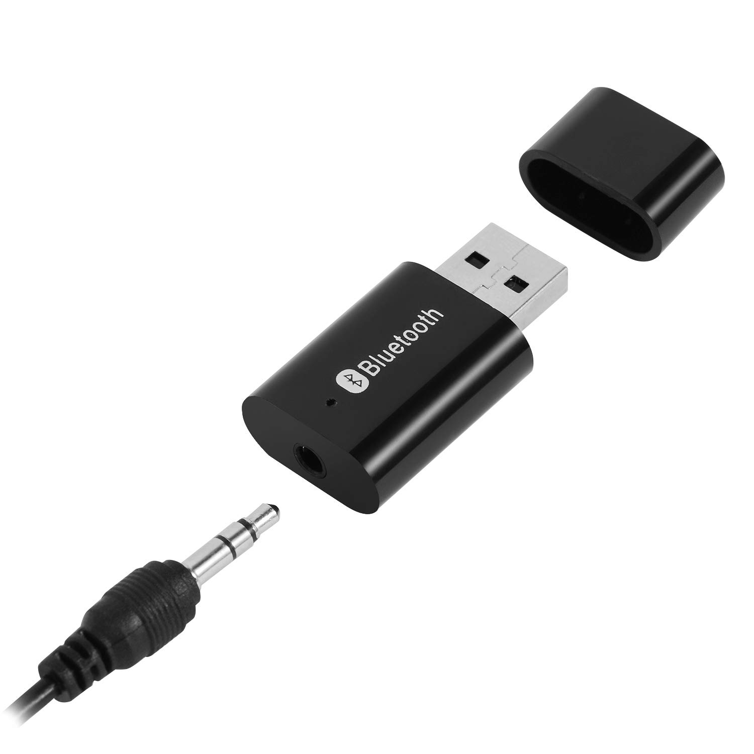 Bluetooth Receiver Stereo Audio Receiver Universal Music Adapter For Speakers/Car stereo/Music Sound System, Black