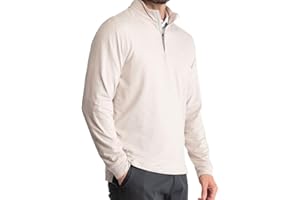 birddogs Men’s Quarter Zip Pullover | Built-in Liner, 4-Way Stretch, Wrinkle-Resistant, Tailored Fit | Work, Golf, Travel
