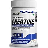 NutriJa Pure Micronized Creatine Monohydrate Powder- 100grams | Pre/Post Workout Supplement for Muscle Repair & Recovery
