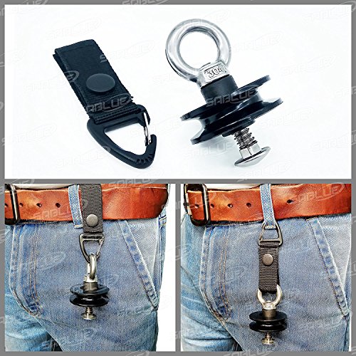 SABLUE Bicycle Bike Chain Keeper Holder Dummy Sleeping Hub Tool + Belt Clip - Thumbnail 4