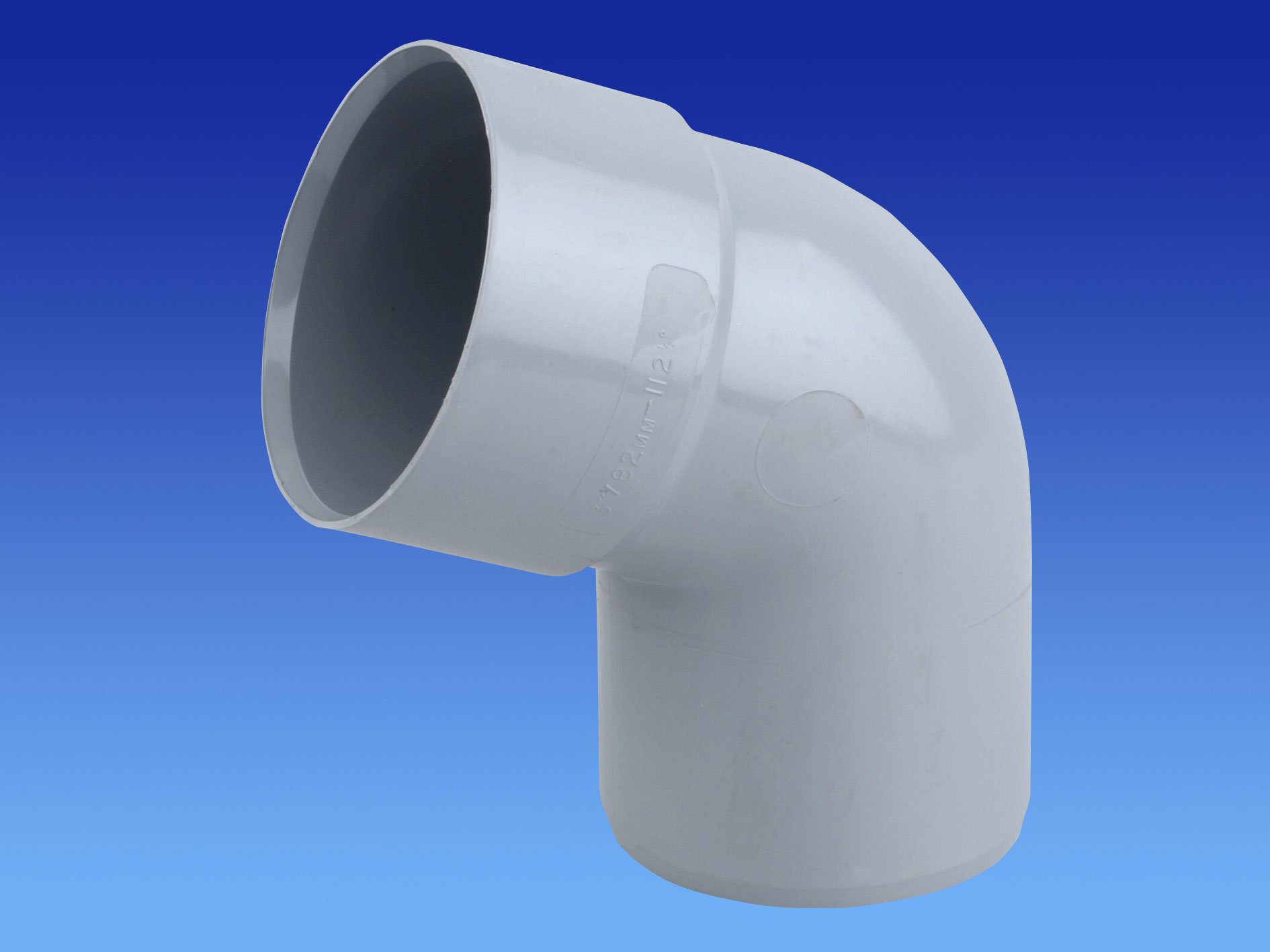 Wavin OSMA 82mm Ring Seal OSMASOIL 3S435 Grey SW/S Offset Bend Bottom