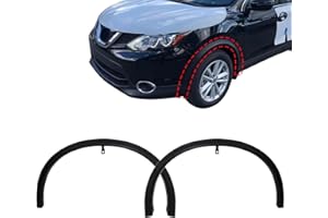 SEKESEAUTO SecosAutoparts 2PCS Front Fender Flares, Fender Molding Trim Fit for Nissan Rogue Sport 2014-2019 Replace# 638609TA1A 638619TA1A NI1291101 NI1290101, Left Right Side Wheel Fender Trims