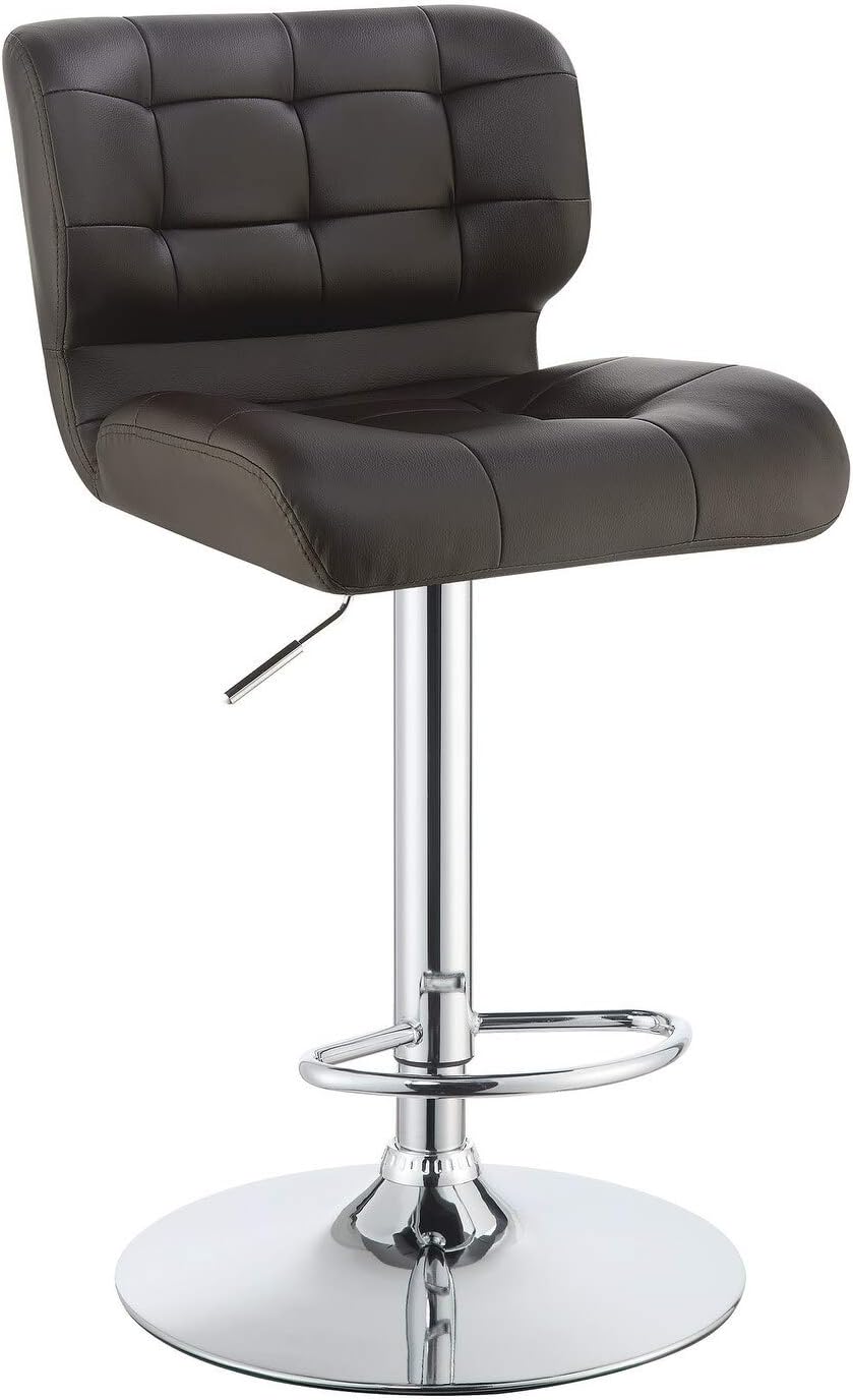 Amazon Com Overstock Renee Chrome Hydraulic Adjustable Bar Stools