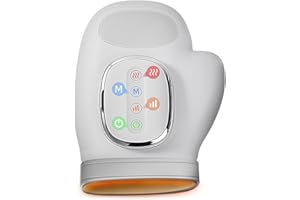 Hand Massager with Heat, 3 Massage 3 Temperatures 5 Compression Electric Cordless Portable Vibrating Gloves, Wrist & Finger h