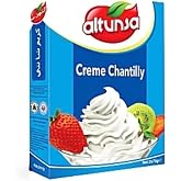 Altunsa's Creme Chantilly Whipped Cream Mix, Professional Dessert Topping. (2x75g per Box)