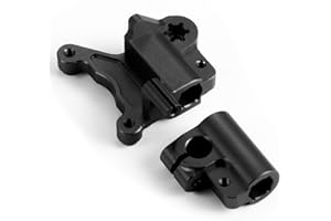 RC HUB RCHUBAM LOSI Motor Fork Lug Set Aluminum 7075 3 Colors Options for LOSI 1:4 Promoto-MX Motorcycle Dirt Bike RTR FXR LOS06000 LOS06002 Upgrade Parts (Black)