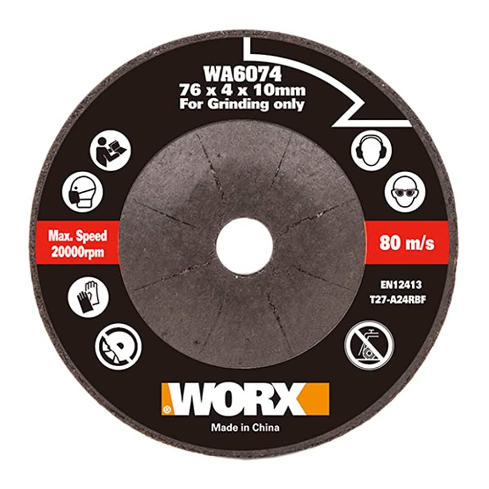 WORX WA6074 76mm Grinding Disc for WX801 Chopper